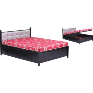 Damson Metal Storage Bed