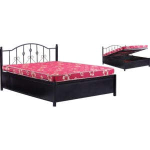 Currant Metal Storage Bed